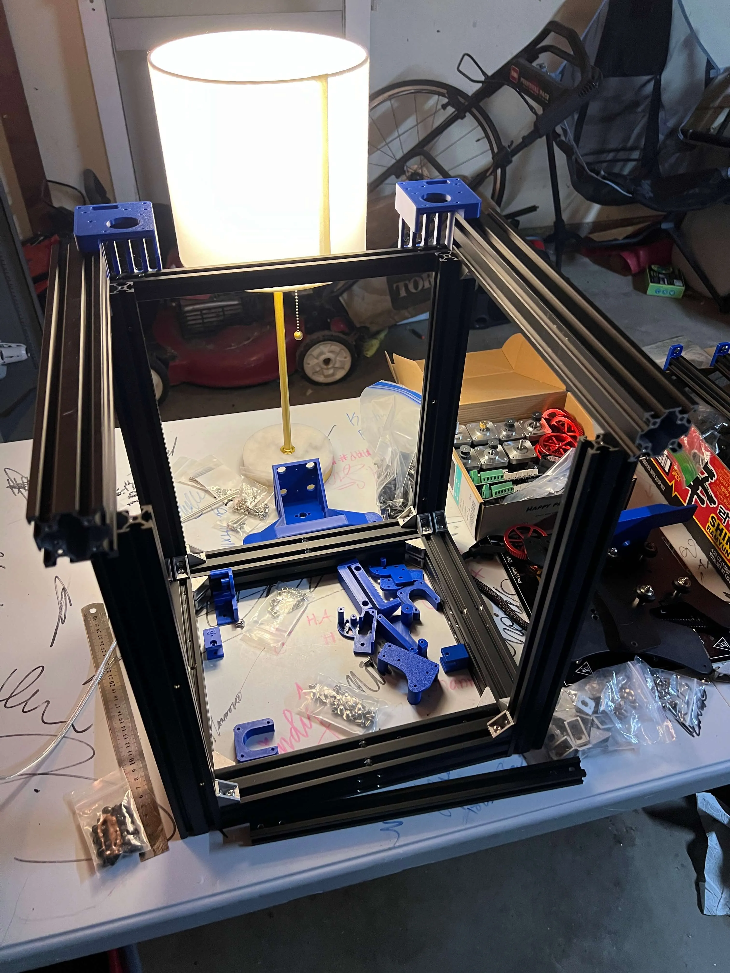 Current unfinished state of the printer